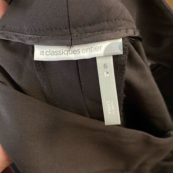 Classiques Entier Boot Cut Brown Pant Madison Avenue Fit NWT - Picture 8 of 12